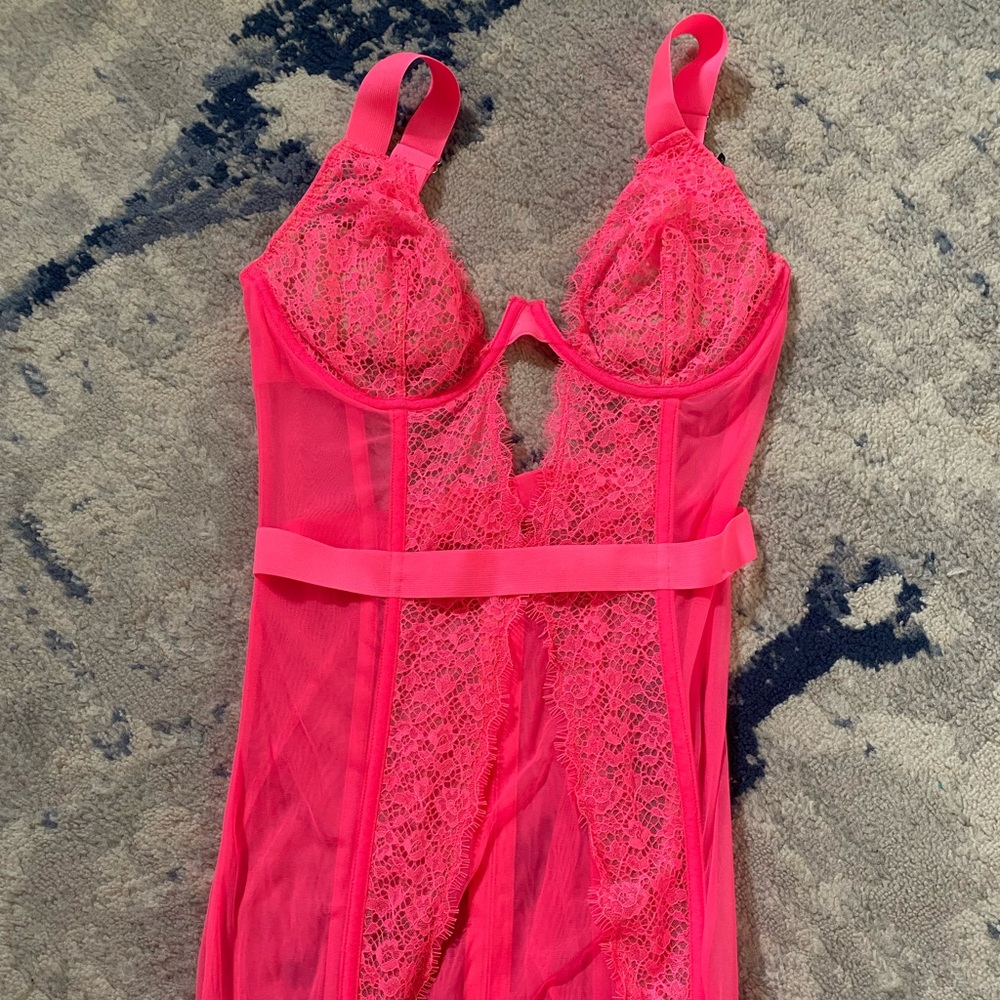 Victoria’s Secret hot pink teddy